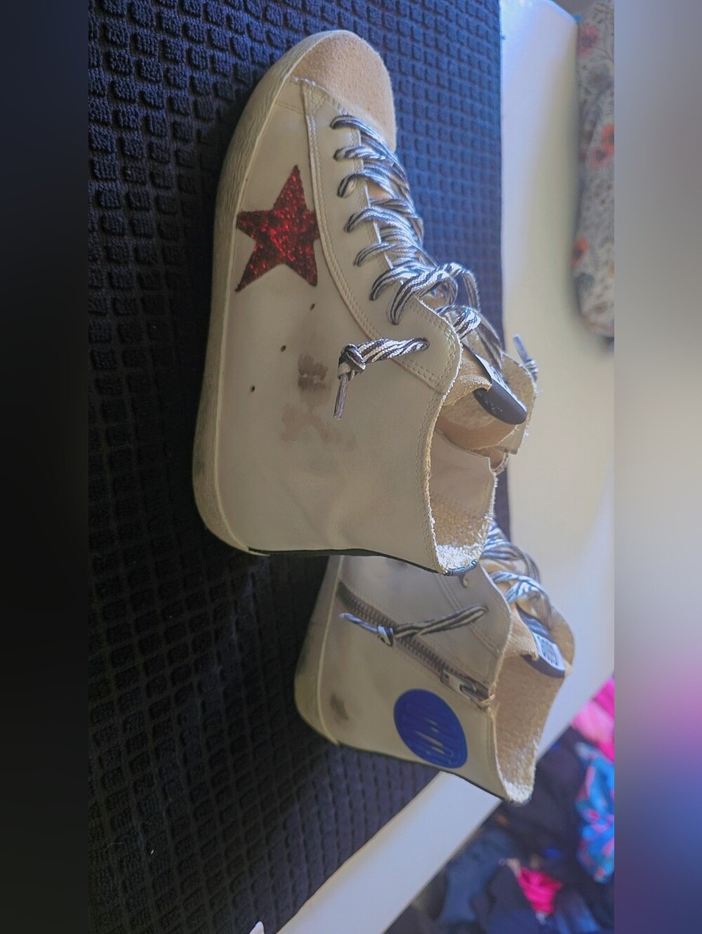 BRAND NEW Women's Francy leather with suede star